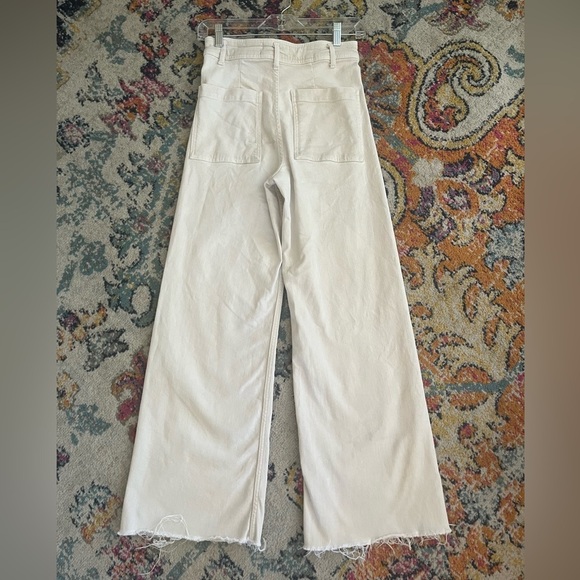 Zara the Marine Straight Light Tan Cream Jeans Size 2 - Picture 7 of 7